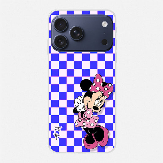 Periwinkle Polka Mouse Case