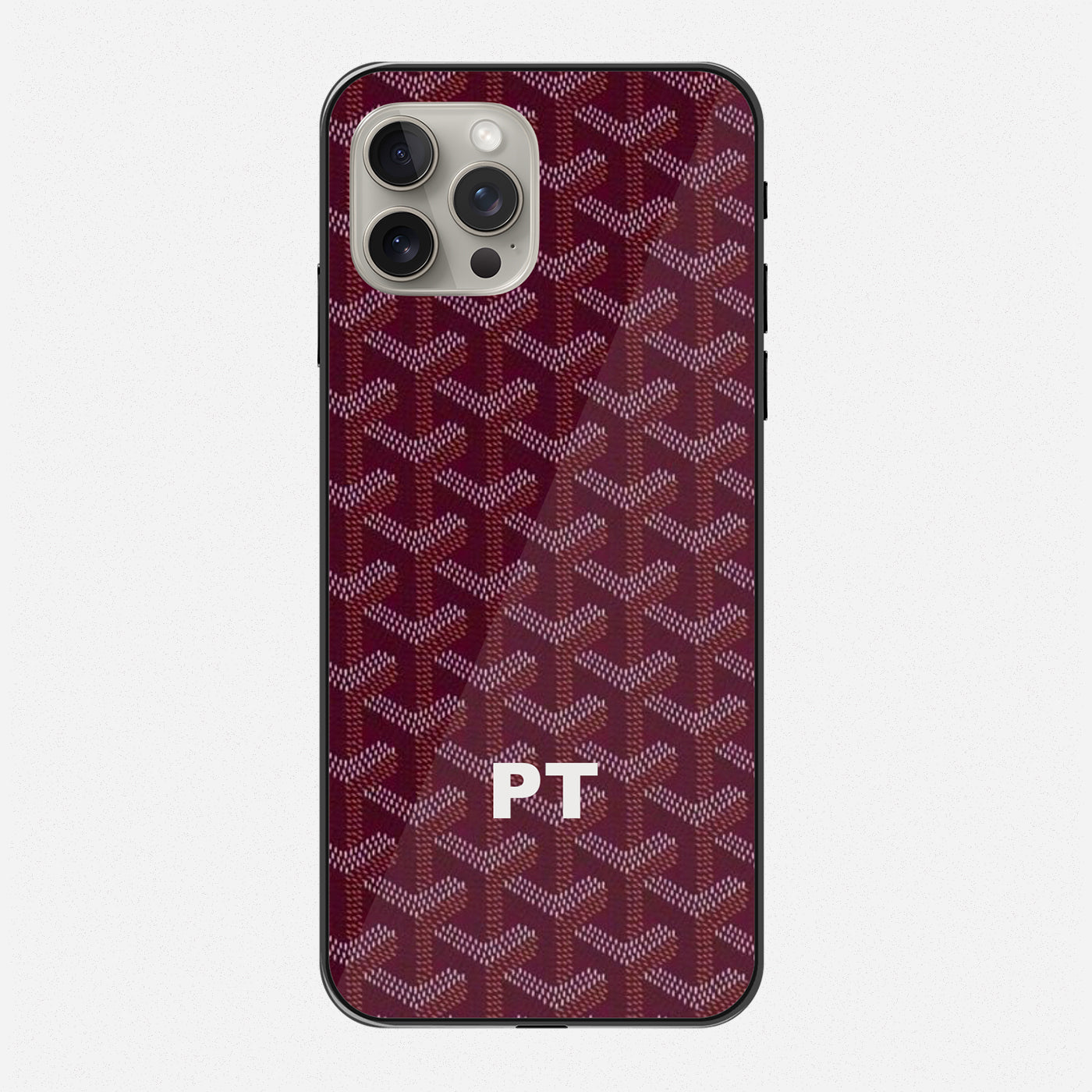 The Tangerine Chevron Luxe Case