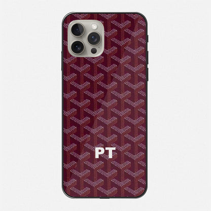 The Tangerine Chevron Luxe Case