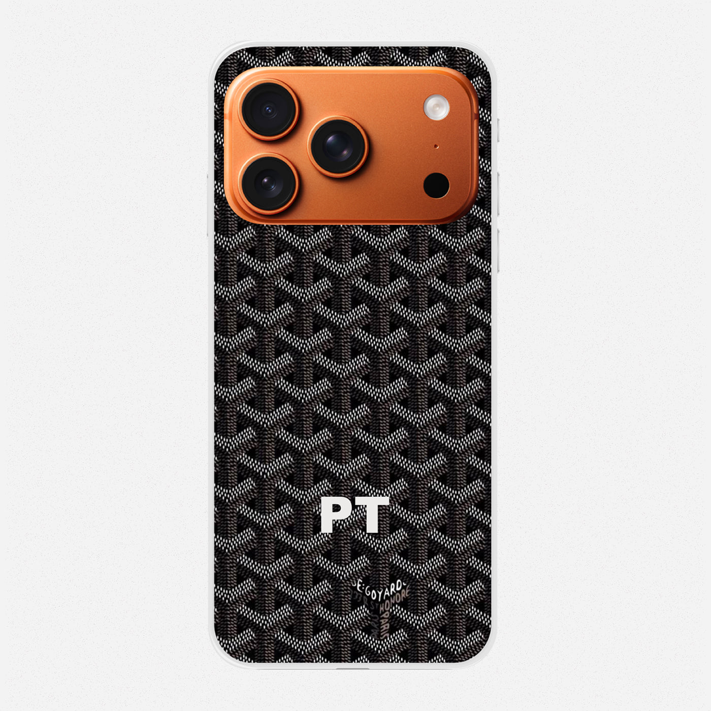 The Tangerine Chevron Luxe Case