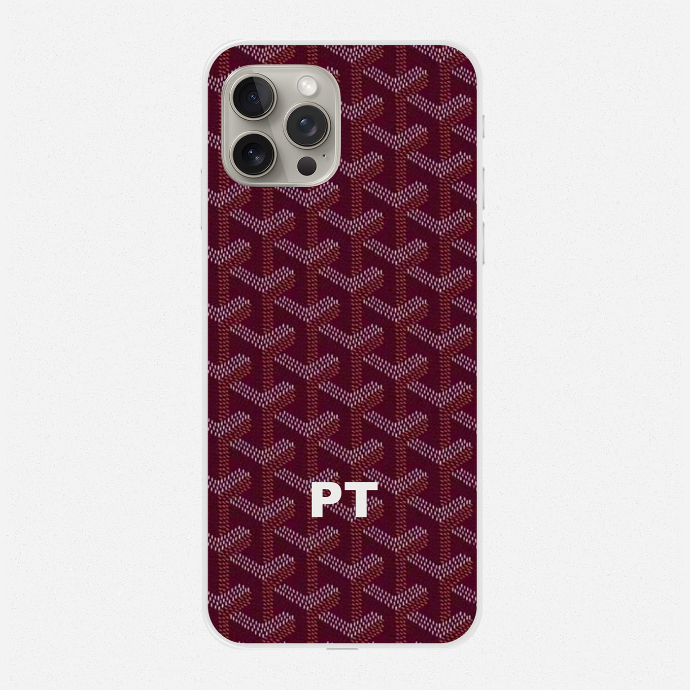 The Tangerine Chevron Luxe Case