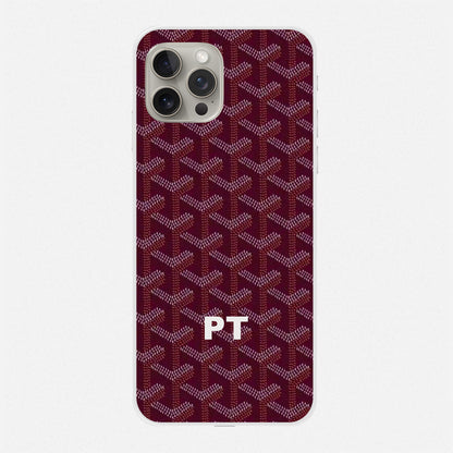 The Tangerine Chevron Luxe Case