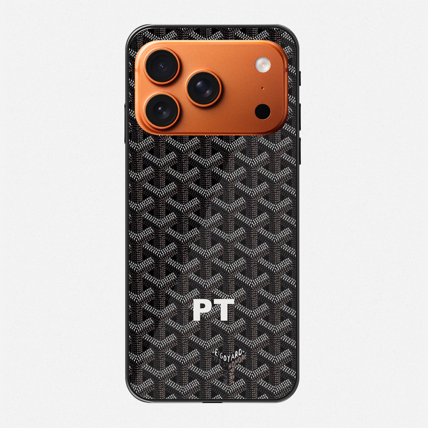 The Tangerine Chevron Luxe Case