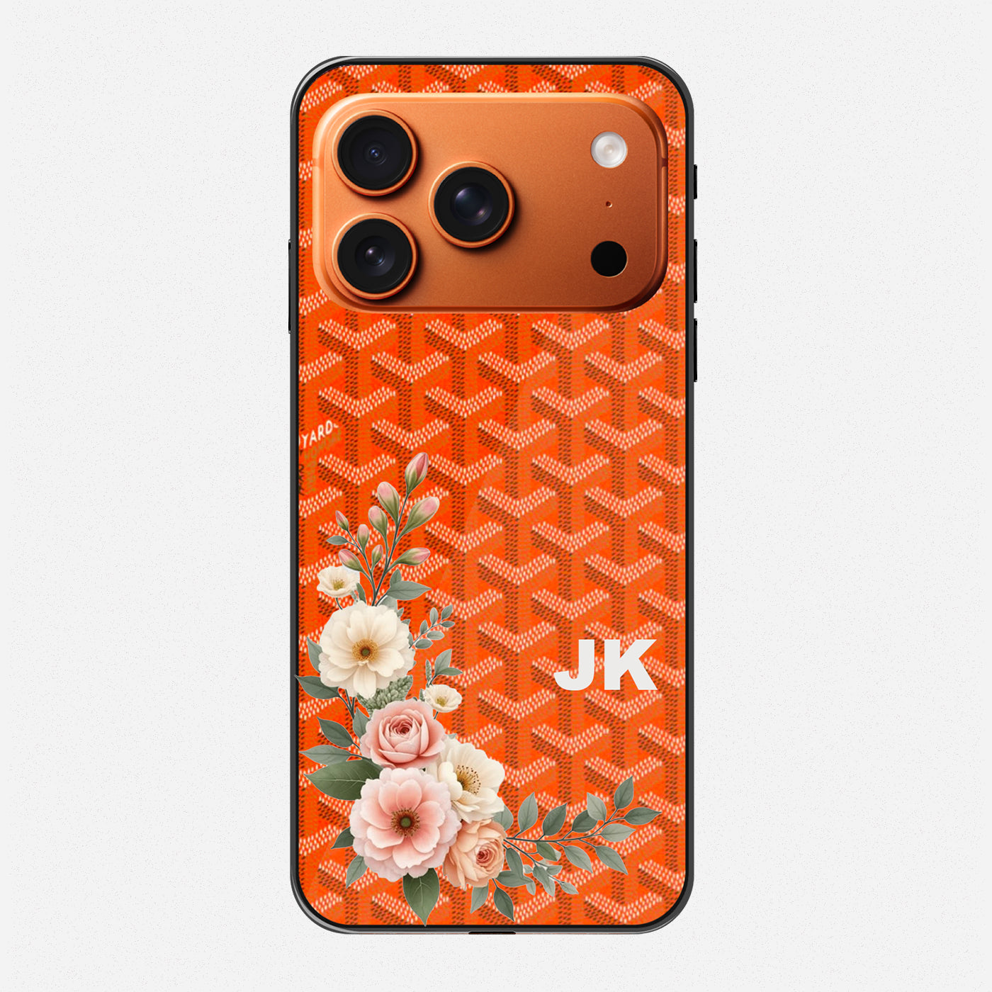 Bunchflo Tangerine Chevron Luxe