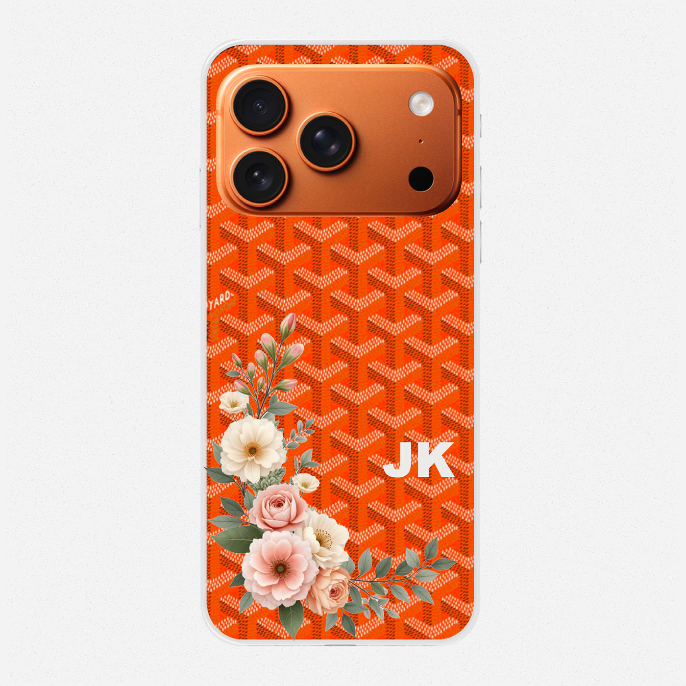 Bunchflo Tangerine Chevron Luxe