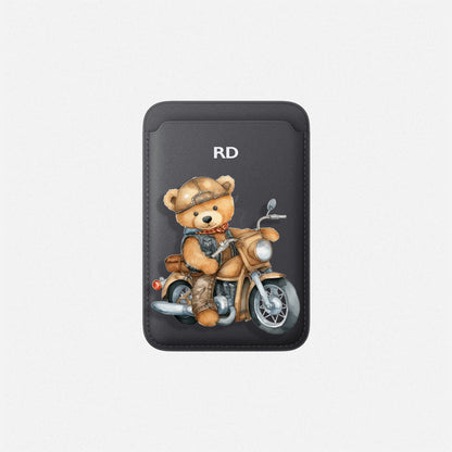 Roadster Bear MagSafe Wallet