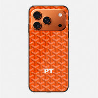 The Tangerine Chevron Luxe Case