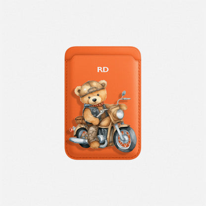 Roadster Bear MagSafe Wallet